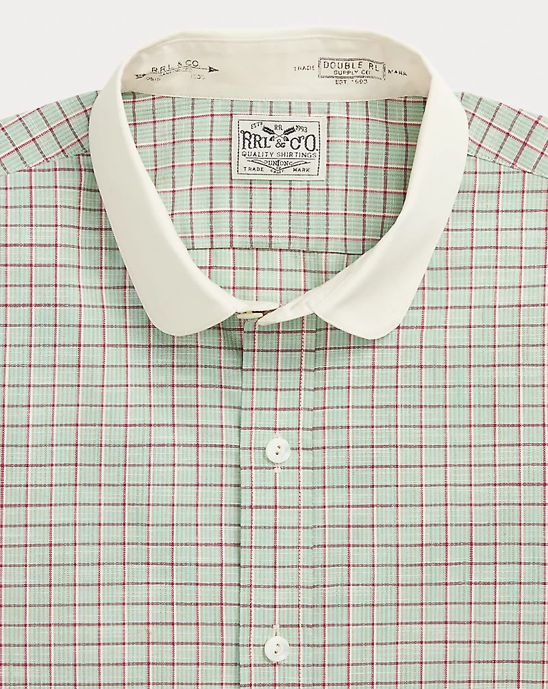 Slim Fit Checked Dobby Shirt