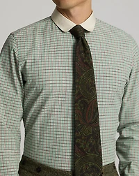 Slim Fit Checked Dobby Shirt