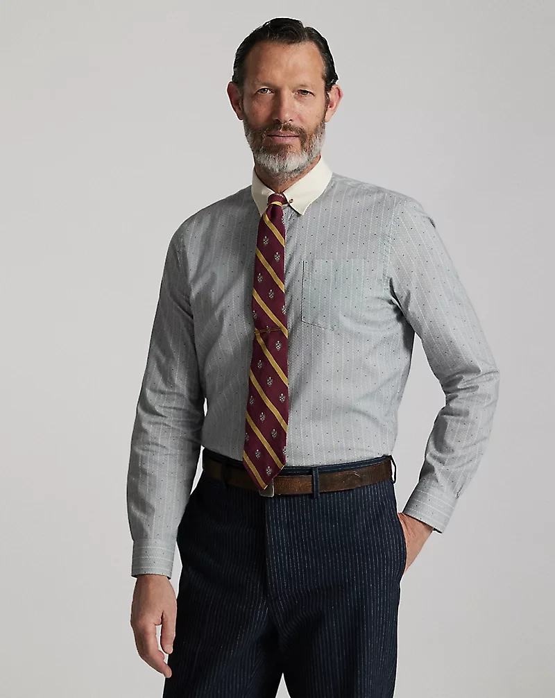 Slim Fit Print Woven Shirt