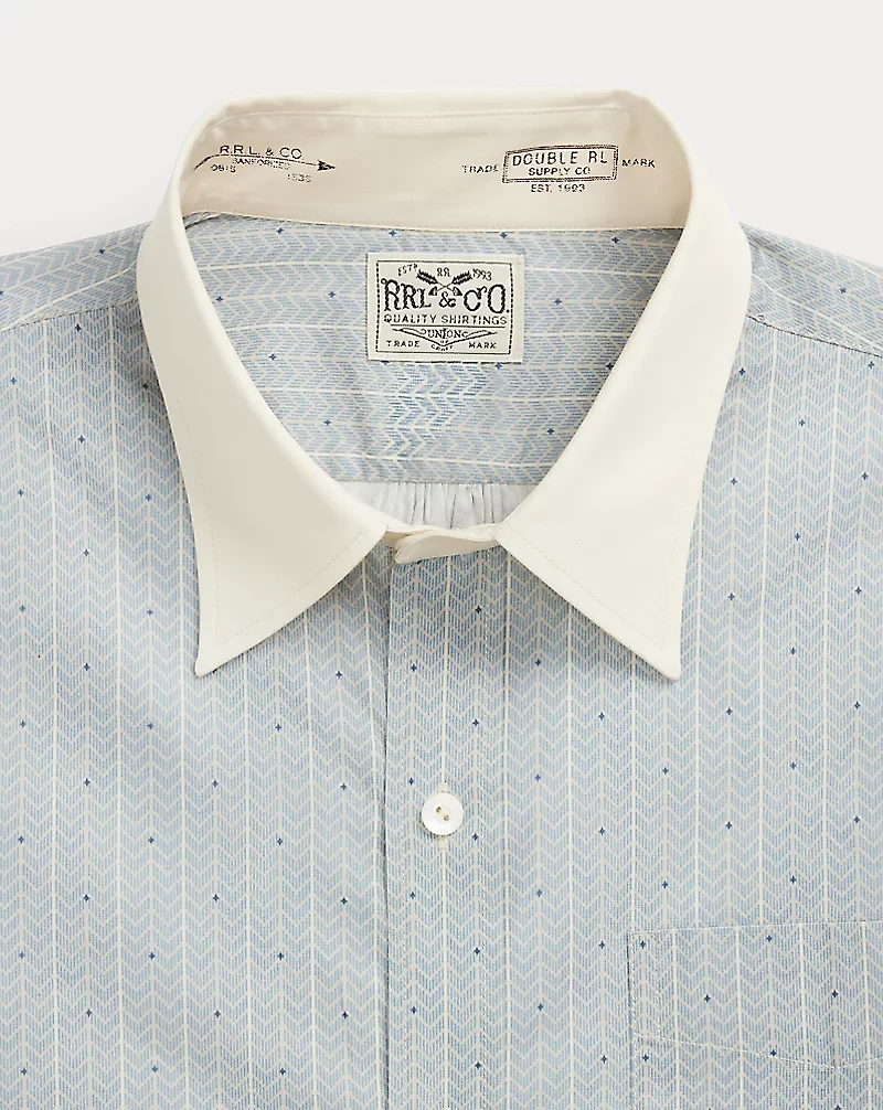Slim Fit Print Woven Shirt