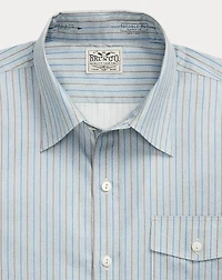 Slim Fit Stripe-Print Woven Shirt