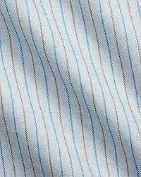 Slim Fit Stripe-Print Woven Shirt