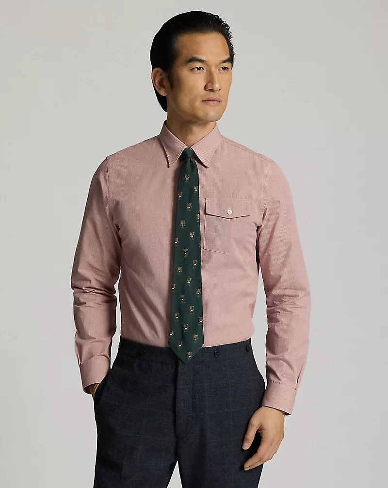 Slim Fit Checked Dobby Shirt