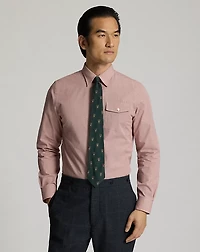 Slim Fit Checked Dobby Shirt