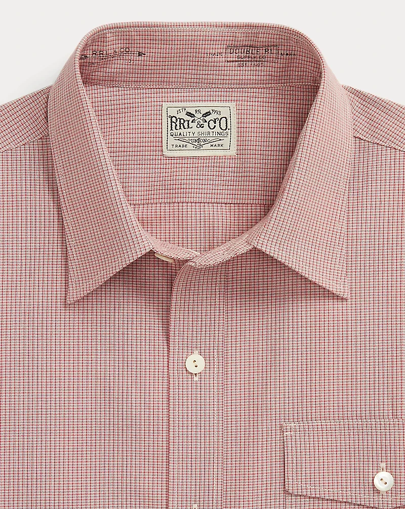 Slim Fit Checked Dobby Shirt