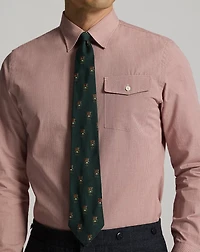 Slim Fit Checked Dobby Shirt