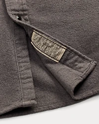 Slim Fit Chamois Western Shirt