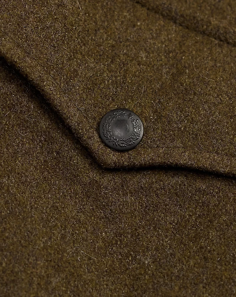 Wool-Blend Overshirt