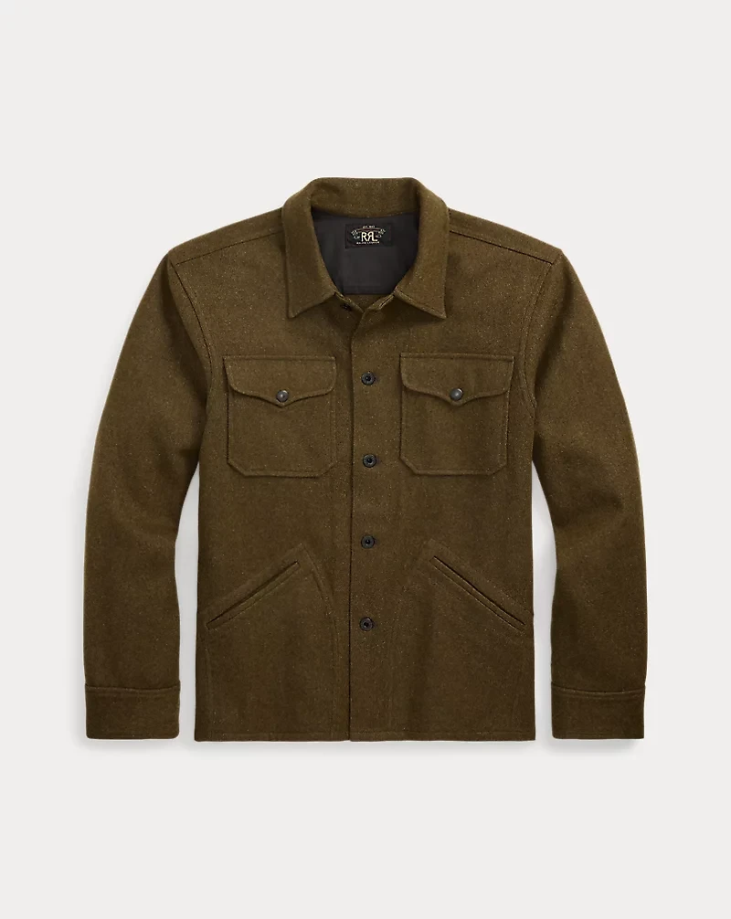 Wool-Blend Overshirt