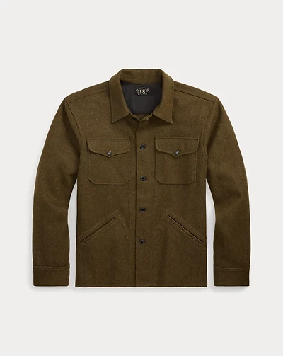 Wool-Blend Overshirt
