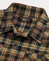 Plaid Twill Camp Shirt