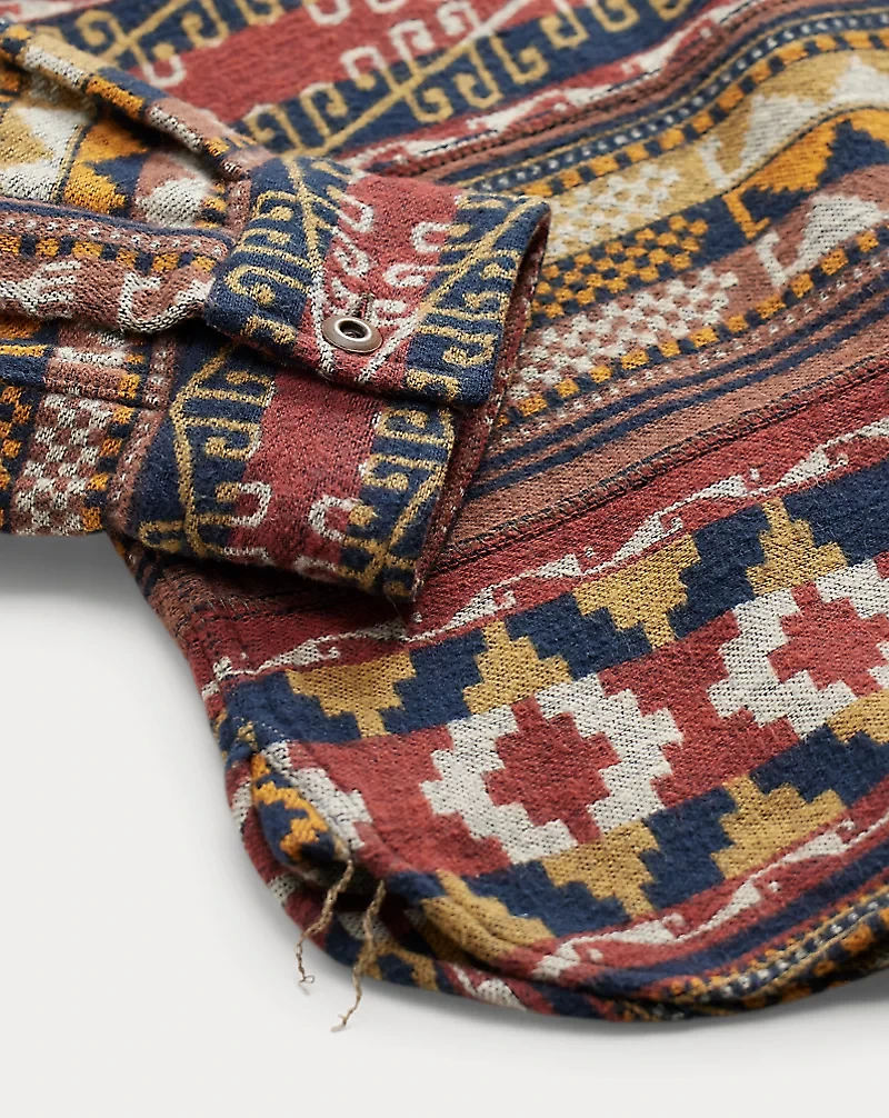 Patchwork Jacquard Workshirt