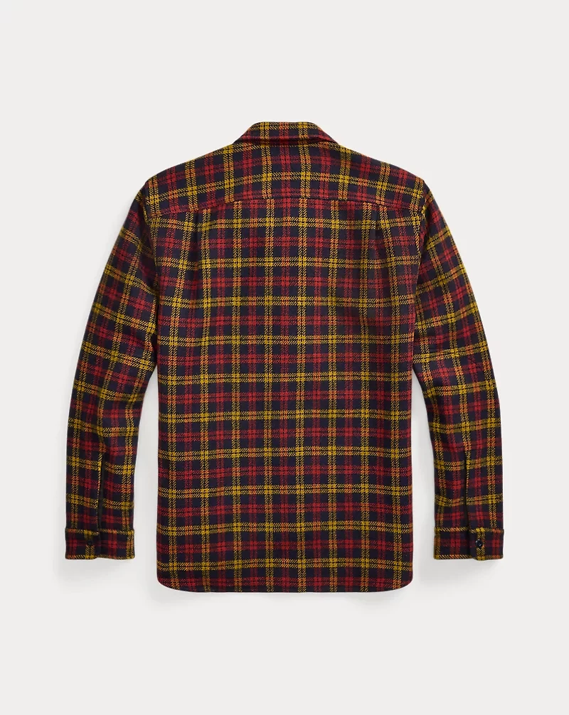 Checked Wool Twill Workshirt
