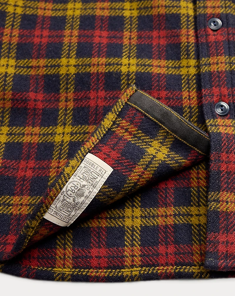 Checked Wool Twill Workshirt