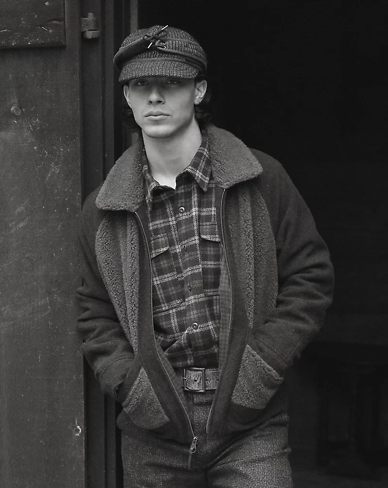 Checked Wool Twill Workshirt