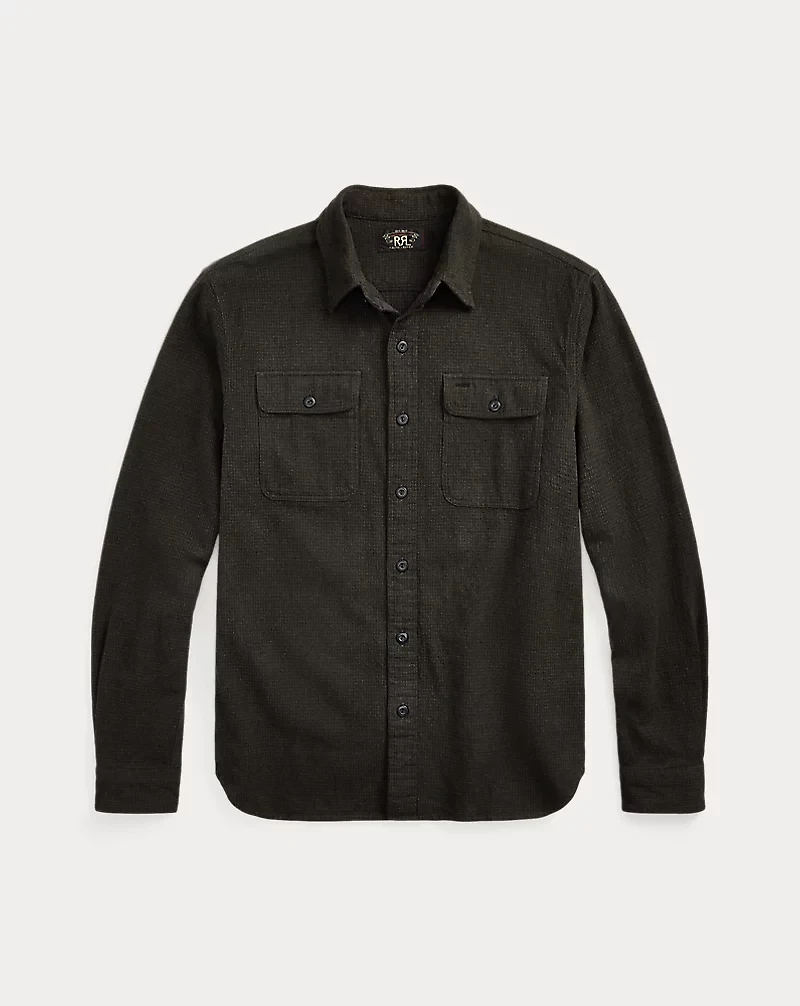 Micro-Plaid Brushed Workshirt
