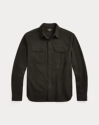 Micro-Plaid Brushed Workshirt