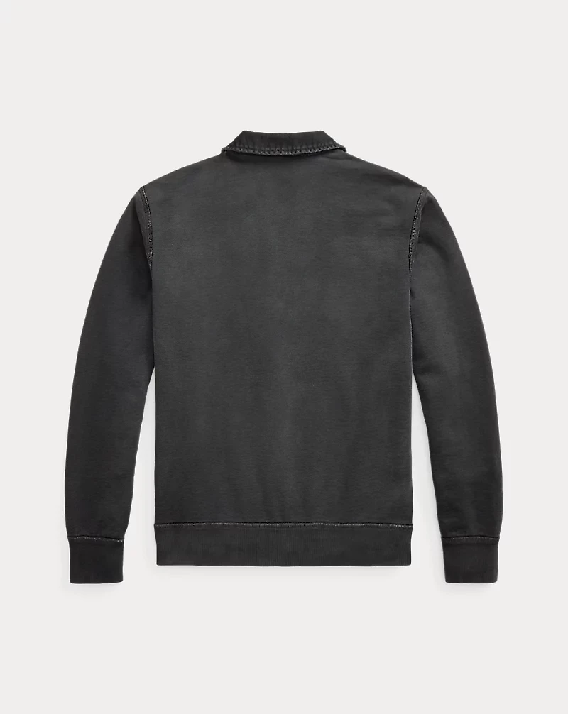 French Terry Quarter-Zip Pullover