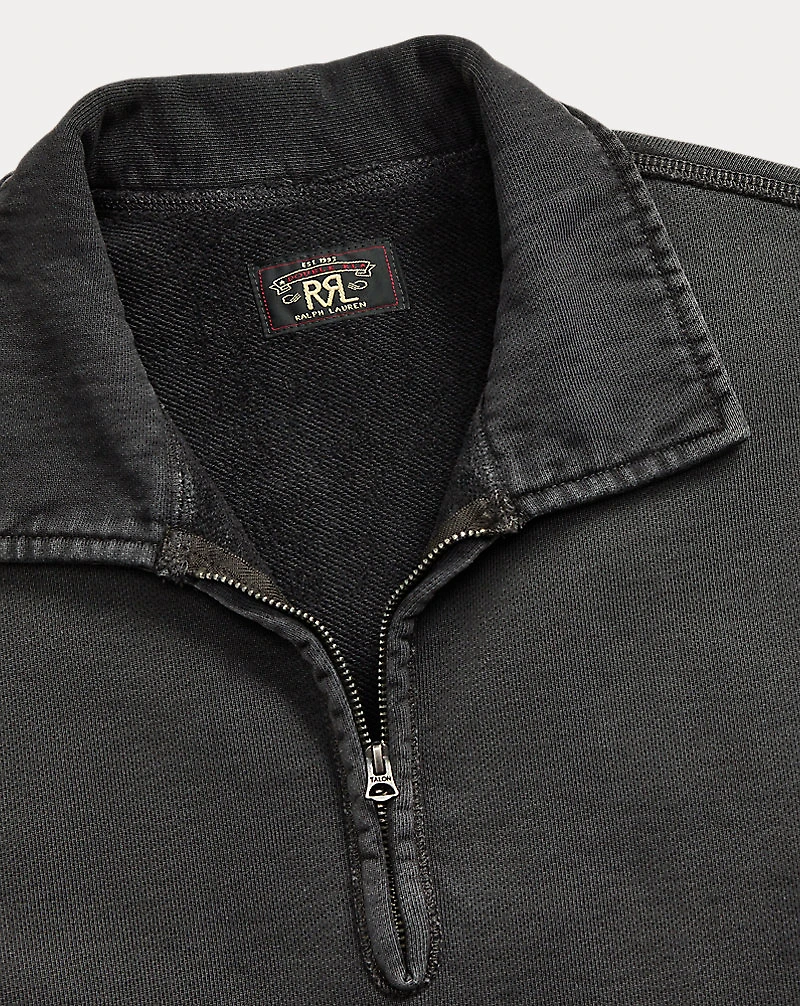French Terry Quarter-Zip Pullover