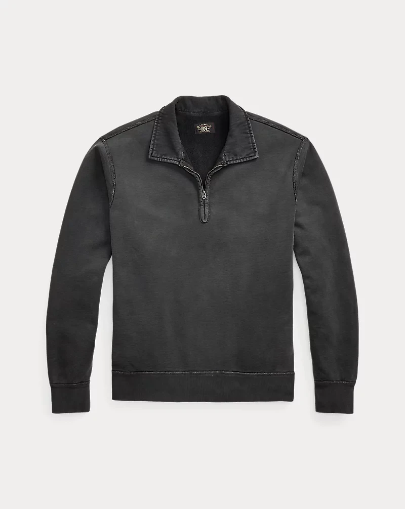 French Terry Quarter-Zip Pullover