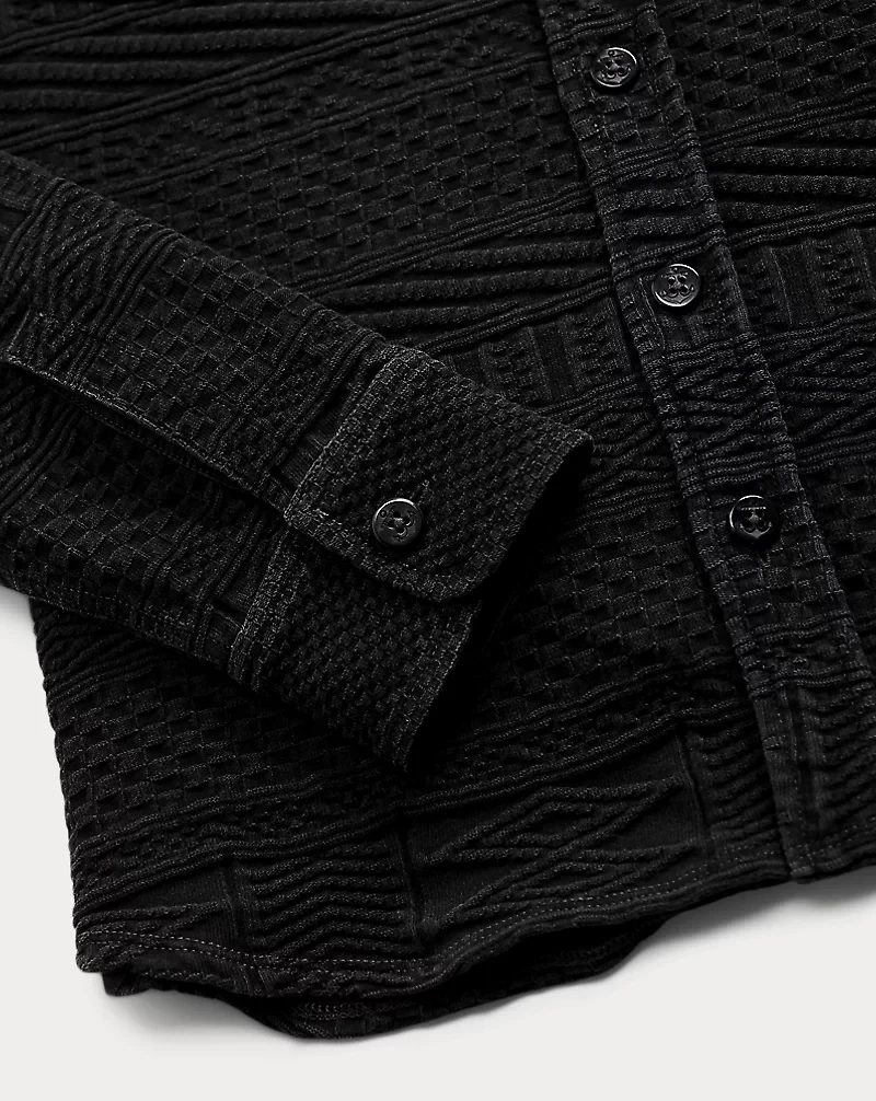 Indigo Jacquard Workshirt