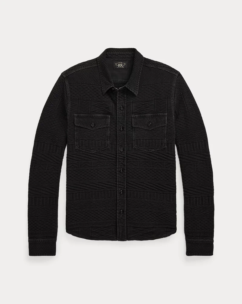 Indigo Jacquard Workshirt