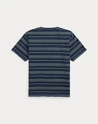 Indigo Striped Jersey T-Shirt