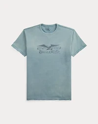 Distressed Jersey Graphic T-Shirt