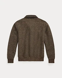 Double-Knit Tweed Cardigan