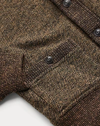 Double-Knit Tweed Cardigan