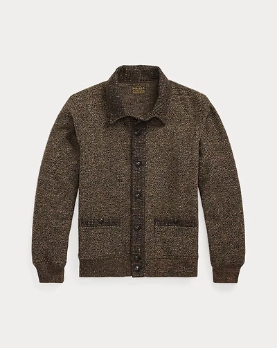 Double-Knit Tweed Cardigan