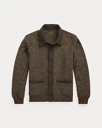 Double-Knit Tweed Cardigan