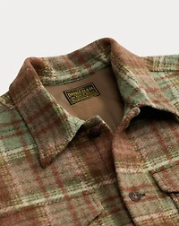 Plaid Wool-Blend Workshirt