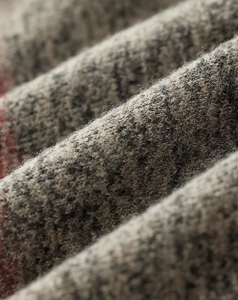 Striped Double-Knit Wool-Blend Jacket