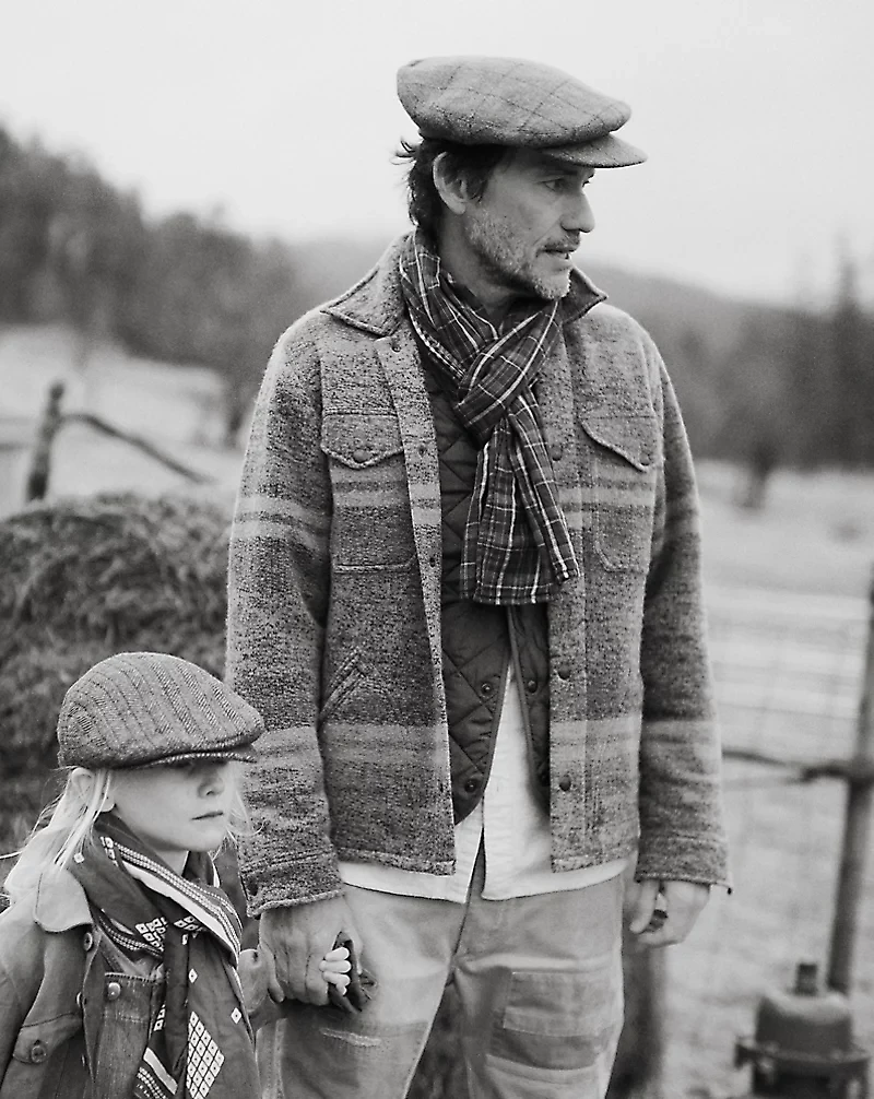Striped Double-Knit Wool-Blend Jacket