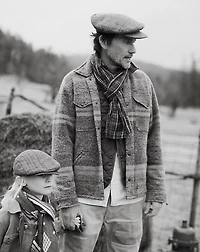 Striped Double-Knit Wool-Blend Jacket
