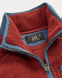 Wool-Blend Pile Fleece Jacket