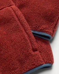 Wool-Blend Pile Fleece Jacket