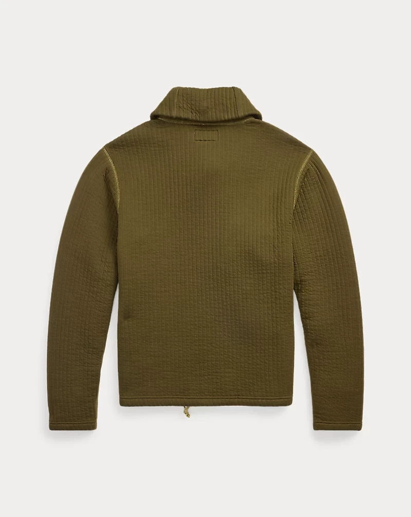Quilted Double-Knit Sweatshirt