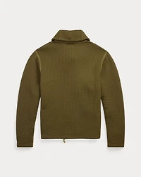 Quilted Double-Knit Sweatshirt