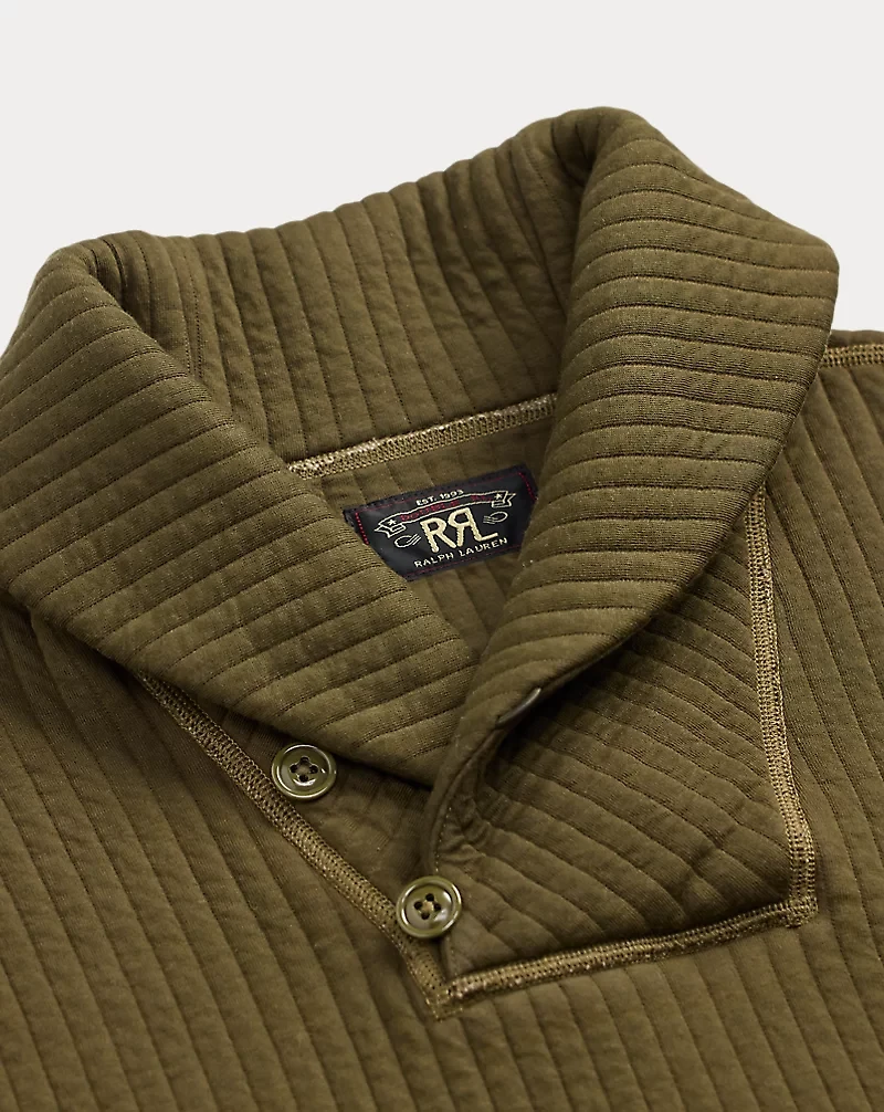 Quilted Double-Knit Sweatshirt