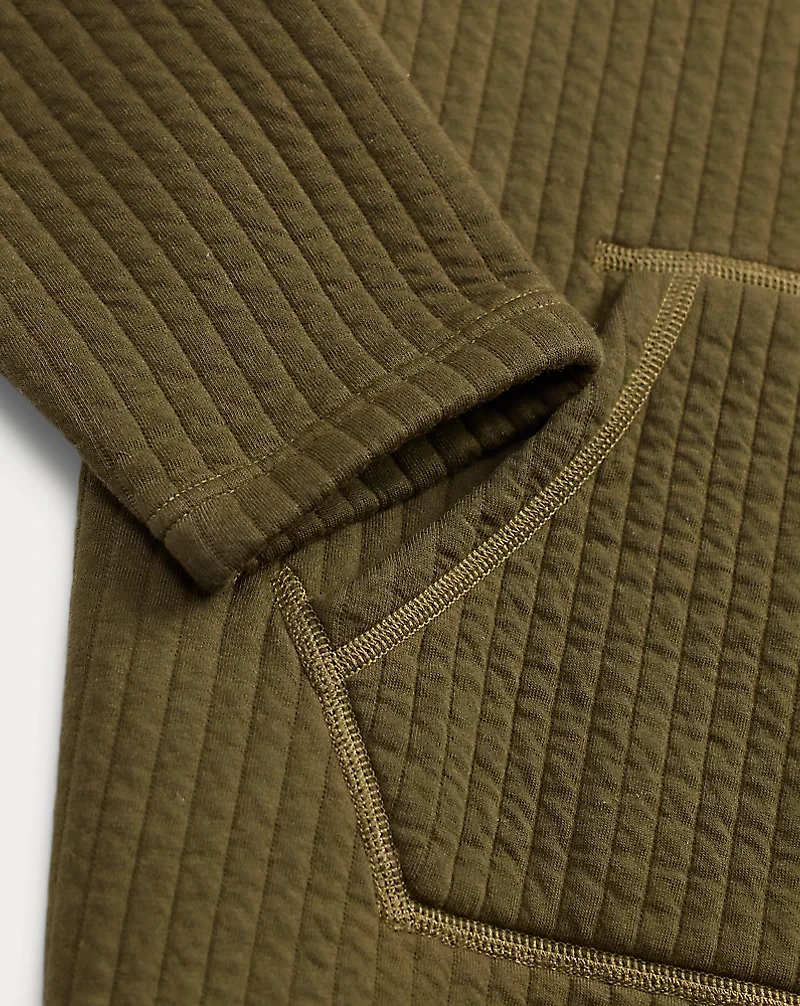 Quilted Double-Knit Sweatshirt