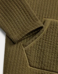 Quilted Double-Knit Sweatshirt