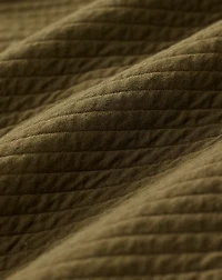 Quilted Double-Knit Sweatshirt