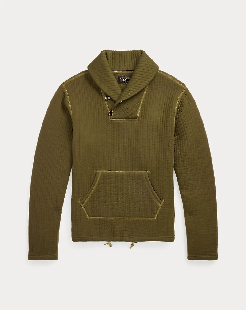 Quilted Double-Knit Sweatshirt