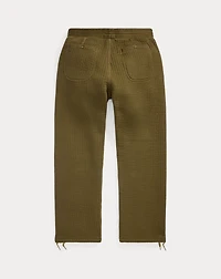 Quilted Double-Knit Pant