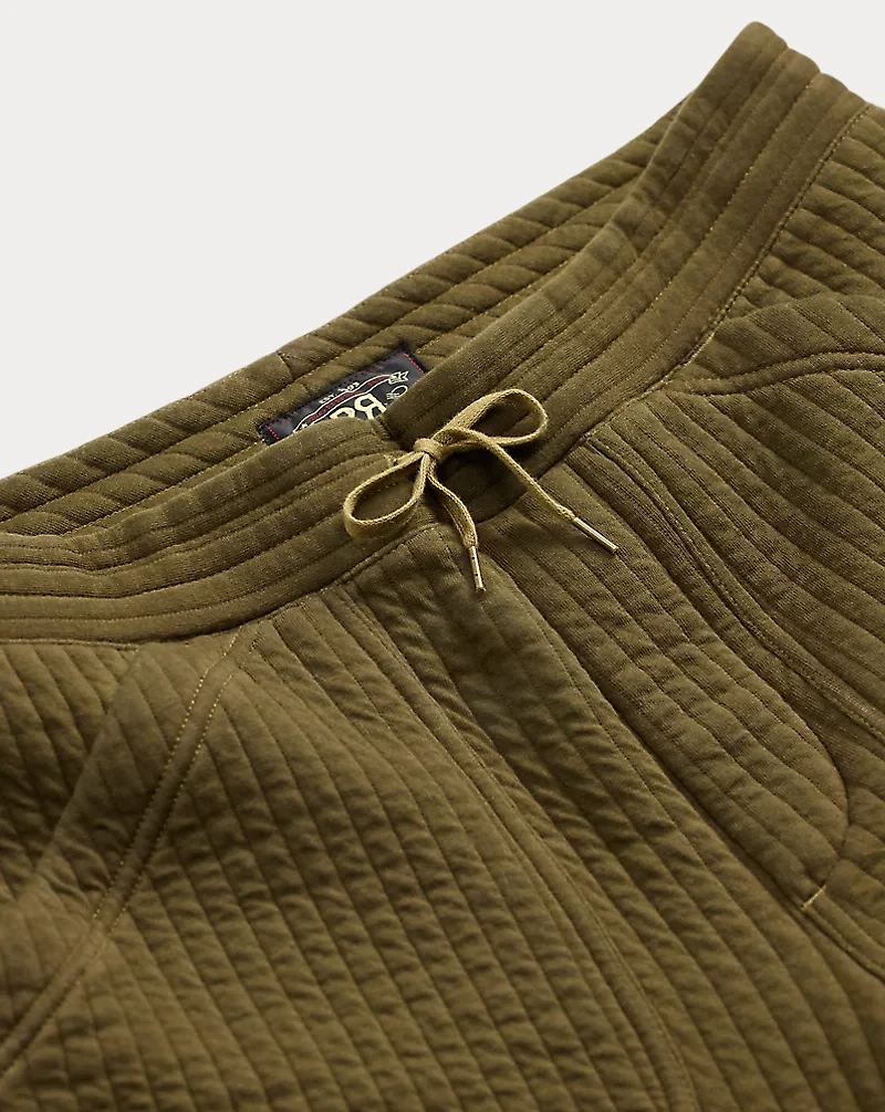 Quilted Double-Knit Pant