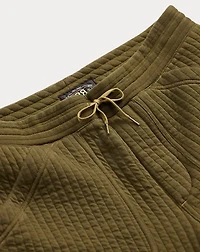 Quilted Double-Knit Pant