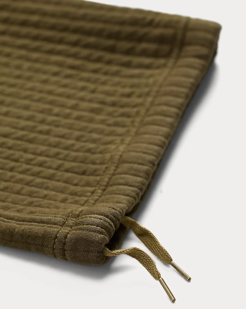 Quilted Double-Knit Pant