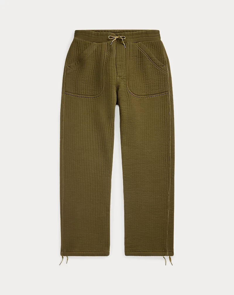 Quilted Double-Knit Pant